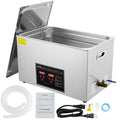 30L Ultrasonic Cleaner 304 Professional Industrial Grade Jewelry Cleaner with 752W Timer Heating Digital Sonic Large Cleaner for Watch Ring Coin Glass Instruments   RoHS Certified