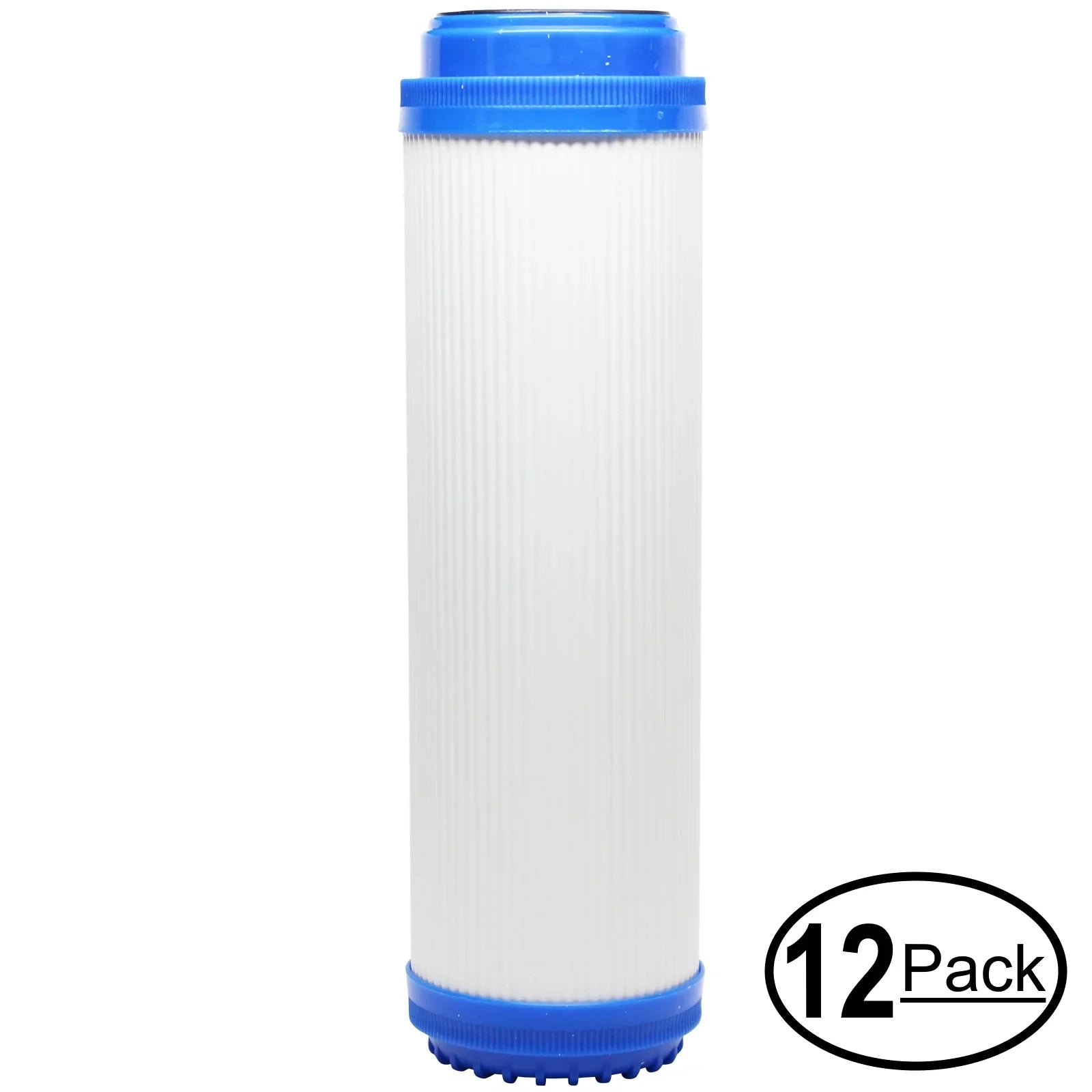 12-Pack Replacement for Expres Water  Granular Activated Carbon Filter - Universal 10-inch Cartridge for Express Water  - 5 Stage Reverse Osmosis System - Denali Pure Brand