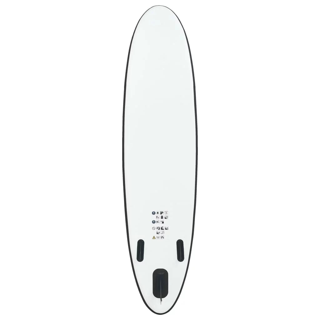 Inflatable Stand Up Paddle Board Set in Sleek Black and White Perfect Companion