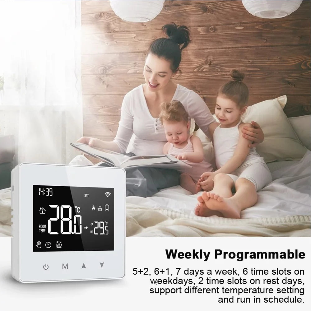 Pinnaco Intelligent Constant Temperature Controller for Water & Gas Boiler, Adjustable  Display, Compact Size Thermostat for Home Use