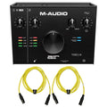 '-Audio  192 | 4 2-In/2-Out 24/192  Audio Interface with Universal 10FT Yellow Sure-Fit  Cables Package