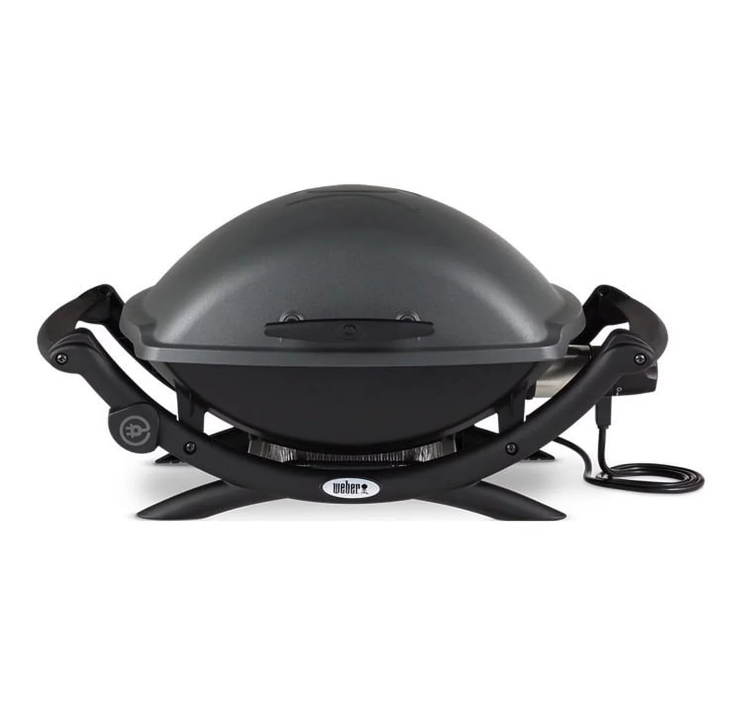 Weber  2400 Electric Grill (Black) with Grill Cover and Cart Bundle