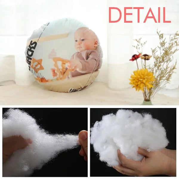 Denmark Flag Facial Makeup Head Cap Round Throw Pillow Home Decoration Cushion