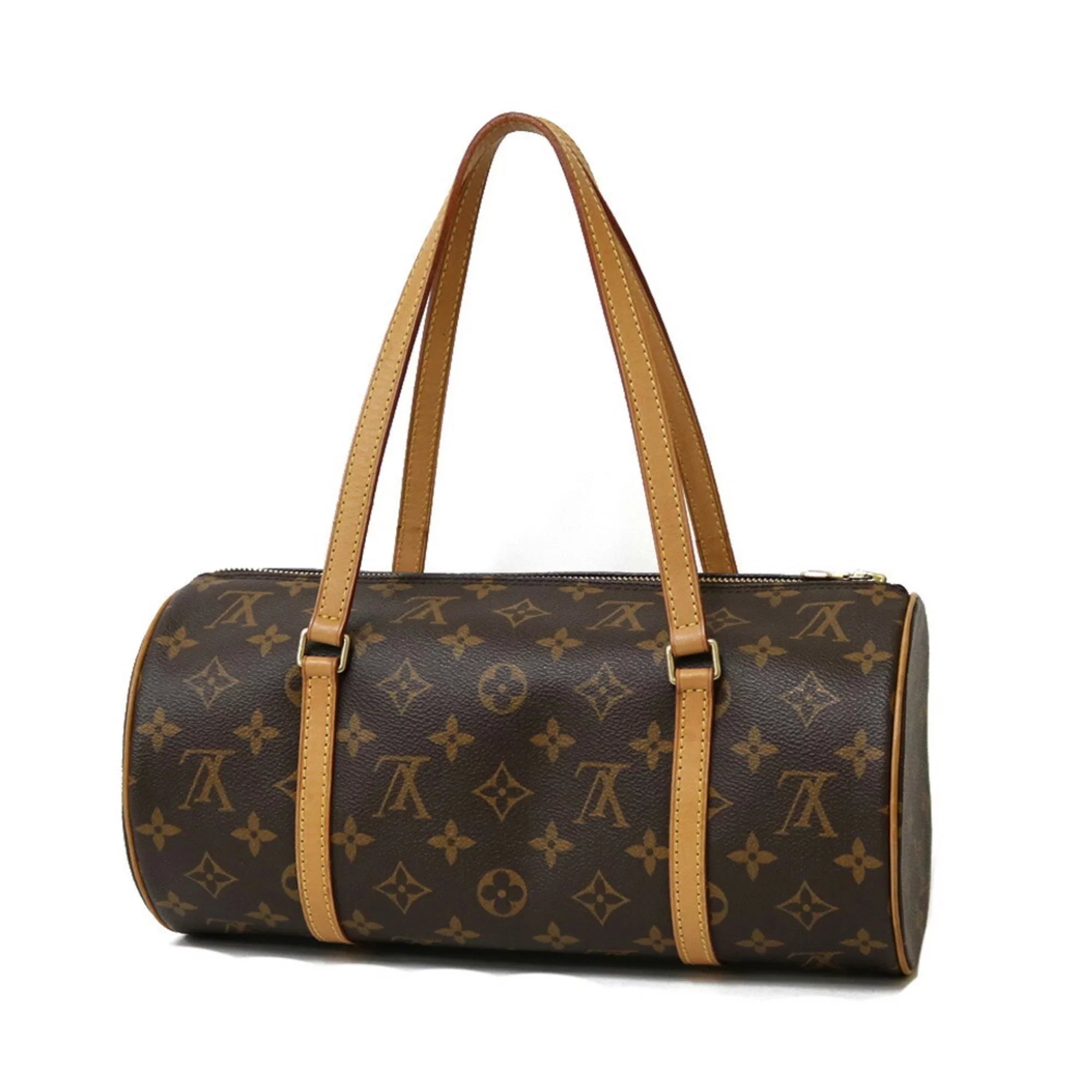 Pre-Owned   Shoulder Bag Monogram Papillon 30  Brown Women's Canvas (Good)