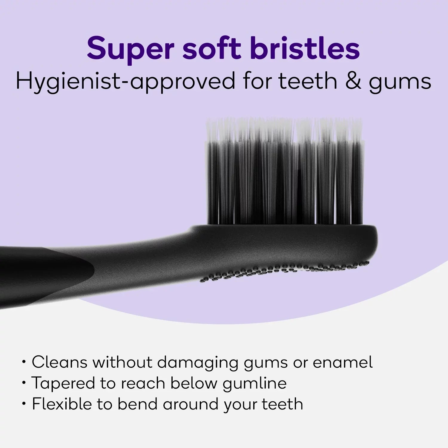Burst Pro Sonic Toothbrush, Rechargeable Electric Toothbrush, Pressure Sensor, Black