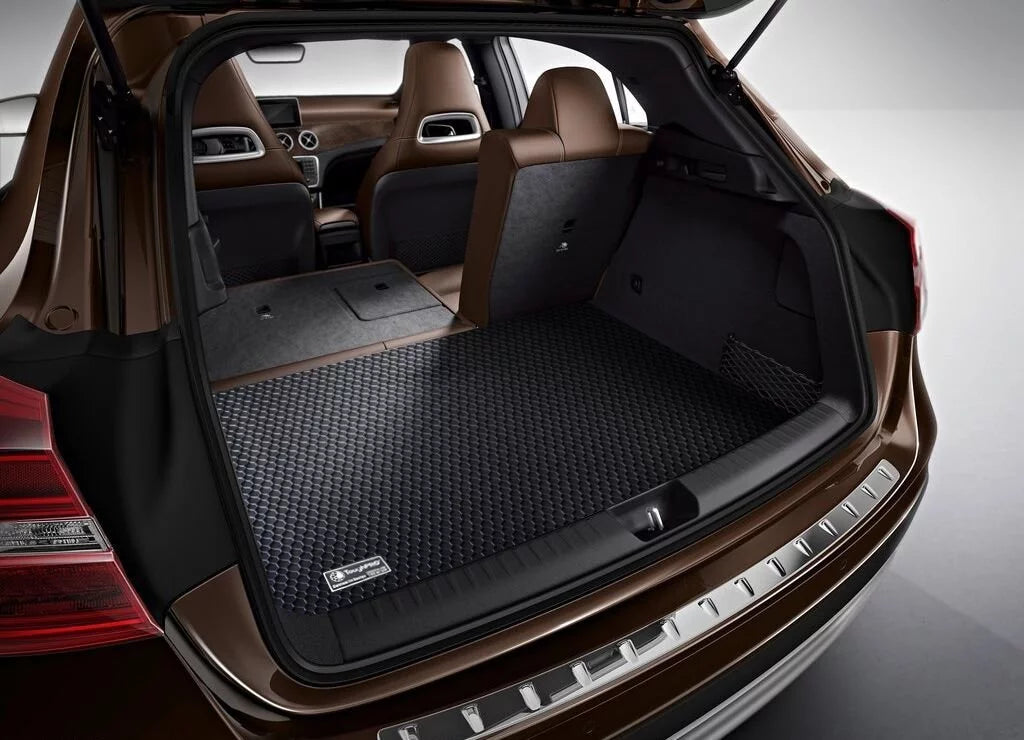 ToughPRO - Trunk Mat Compatible with  Camry - All Weather Heavy Duty (Made in ) - Black Rubber - 2017
