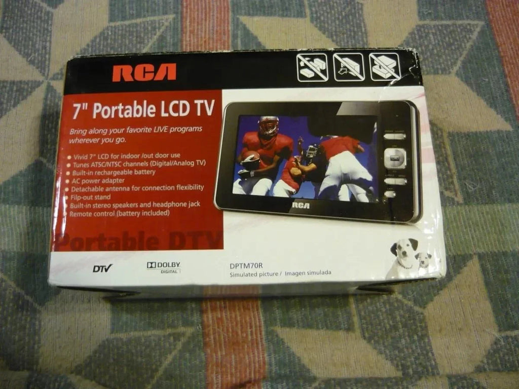 Digital   Portable 7"  Built-In Speakers - Original Remote - New