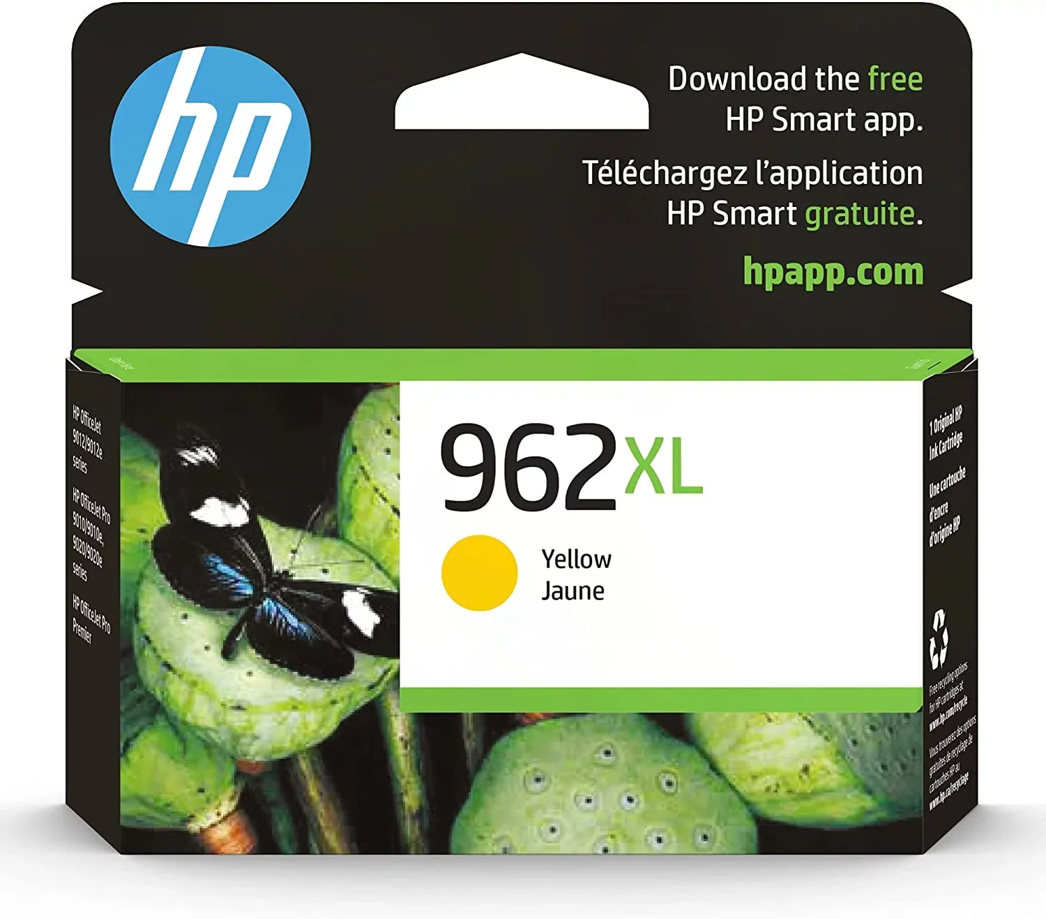 Original  962XL color Combination 1 each (962XL Cyan, 962XL Magenta, 962XL Yellow)  962 color (3JA00AN, 3JA01AN, 3JA02AN)