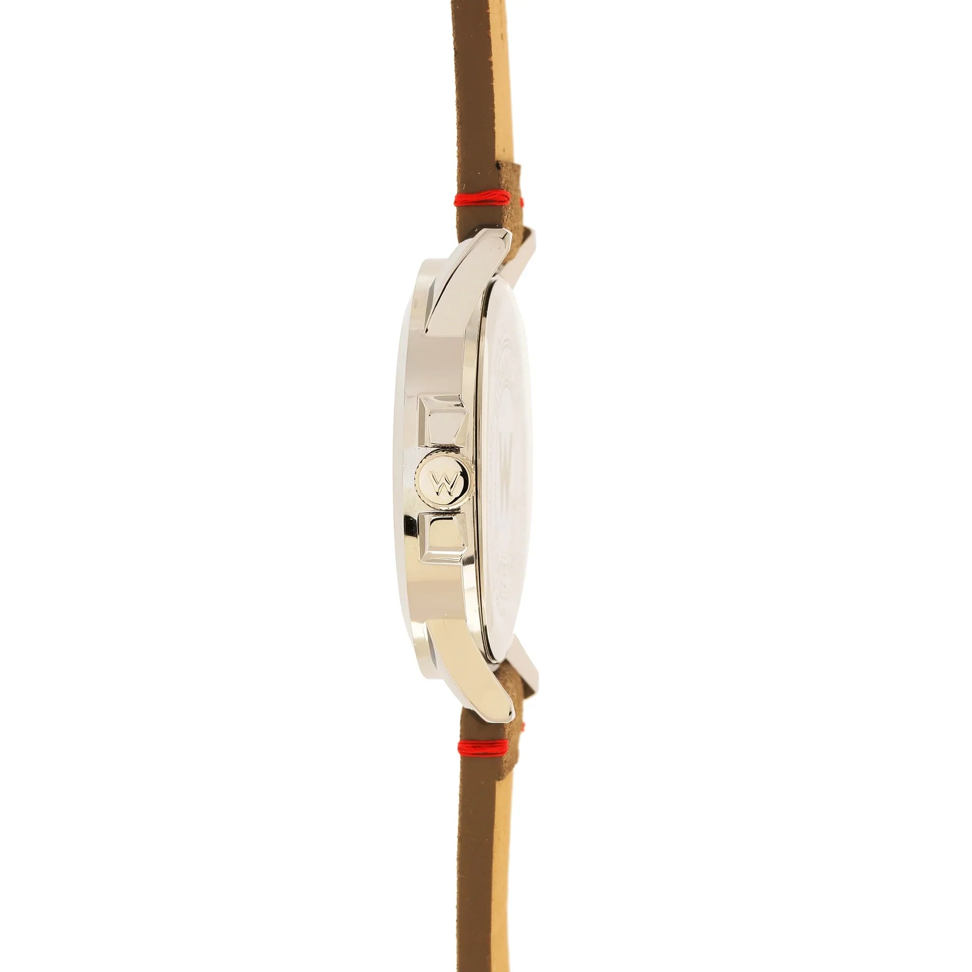 Wrangler 48mm Black Dial, Beige Strap Watch