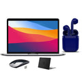 Restored Apple MacBook Pro / Touch Bar Feature 3.1GHz i5 8GB  256GB  Bundle:  Essentials Bluetooth/Wireless Airbuds, Black Case, Wireless Mouse By Certified 2 Day Express (Refurbished)