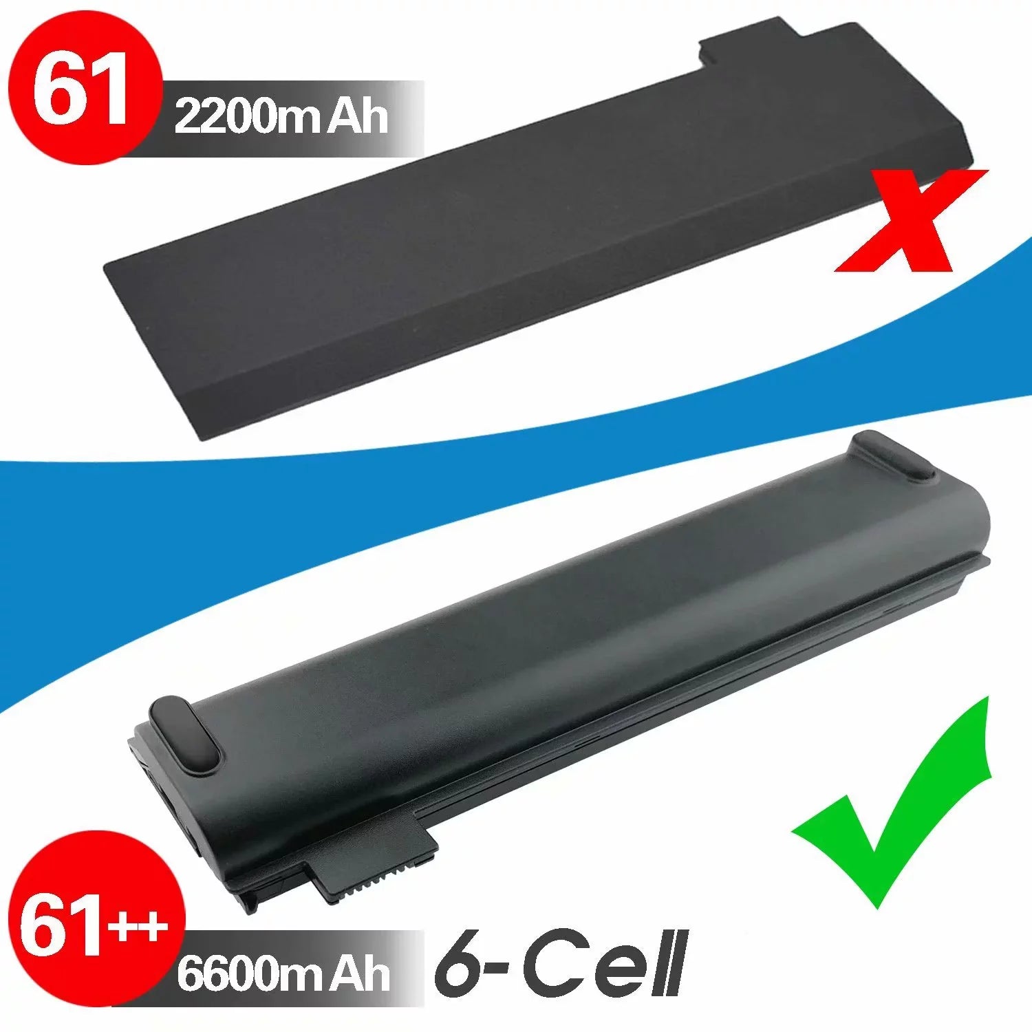 61++ Replacement Laptop Battery Compatible with Lenovo ThinkPad          Series 01AV492 01AV427 01AV428 (10.8V 72Wh)