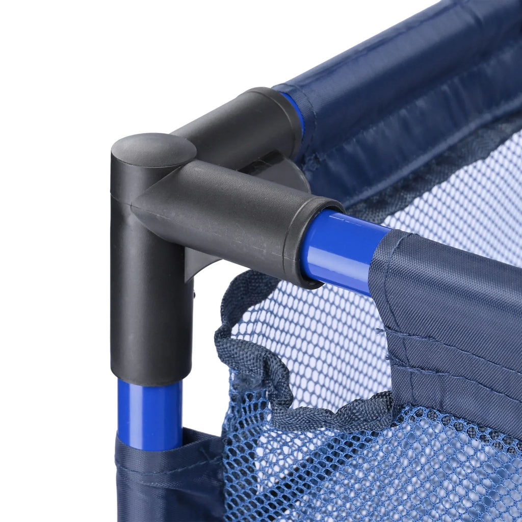 Pool Storage Bin, Pool and Ball Storage Organizer with Nylon Mesh Basket, for Pool Floats, Balls, Toys, Air Dry Quickly and Easily Roll The Storage Bins To Your Home Garage(No shipping on weekends.)