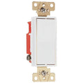 Legrand 2623WCC6 Back & Side Wire 3-Way Decorator Switch, White, 20A, 120/277V, Each