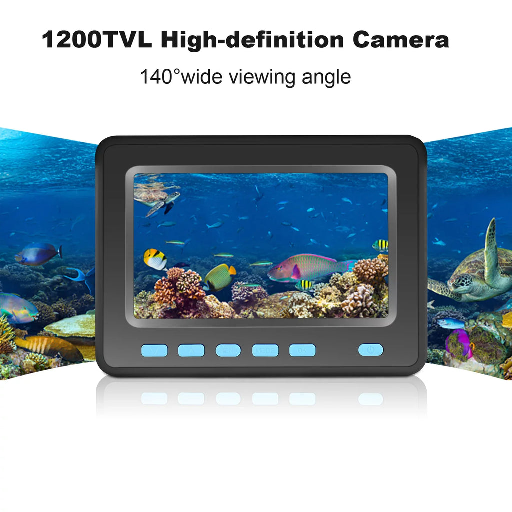 Waterproof Underwater Fishing Camera Fish Finder  140° Wide Angle