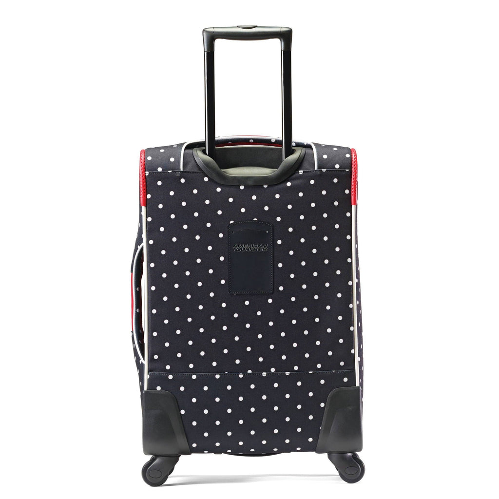 Minnie Mouse Red Bow Softside Carry On Spinner Suitcase