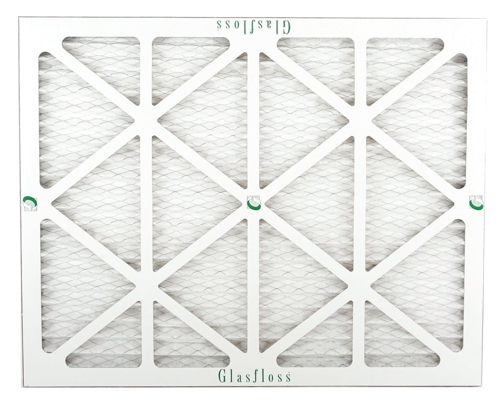 Glasfloss Air Filter 16x20x2 - 2"  10 - (Pack of 12) - Pleated  or  Air Filter - Furnace Air Filter - Home or Office - Made In The .