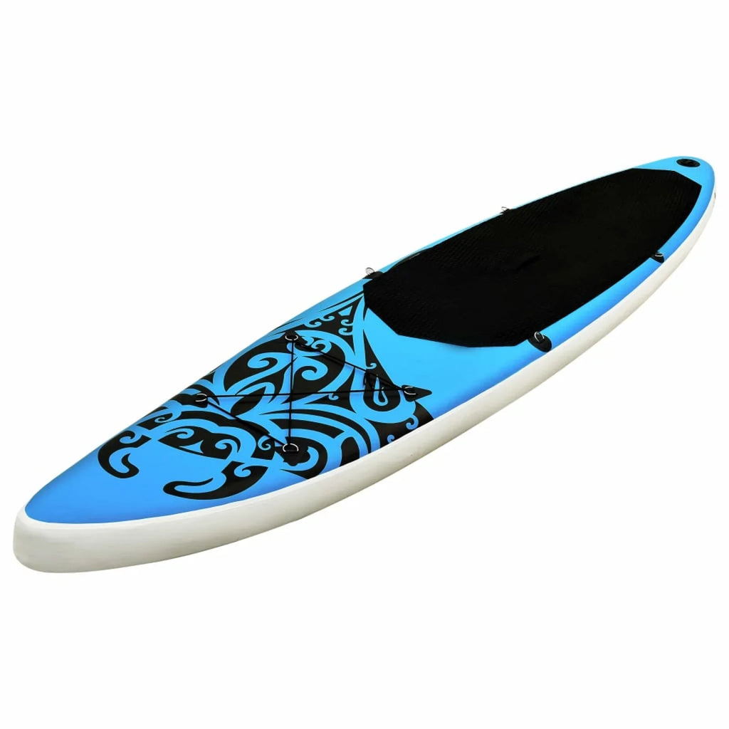 Walmeck Inflatable Paddleboard Set 144.1"x29.9"x5.9" Blue