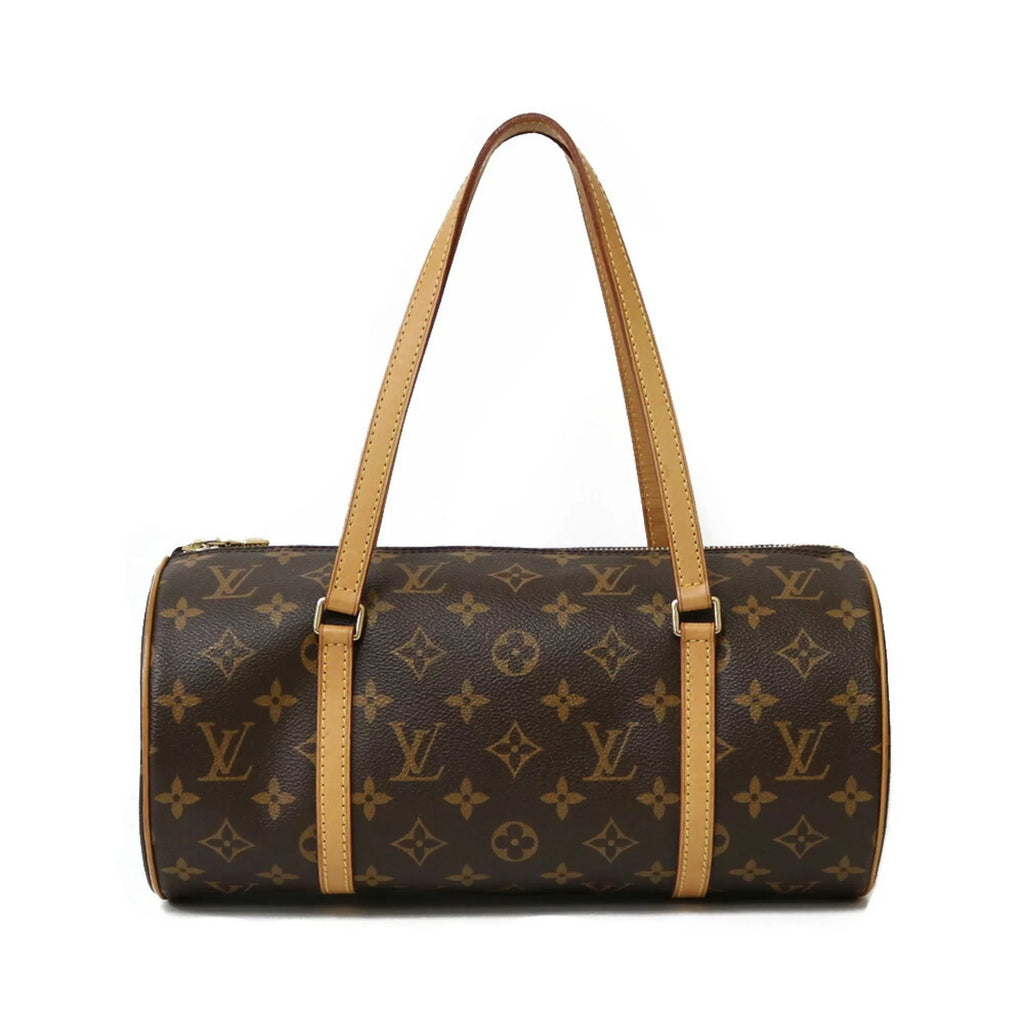 Pre-Owned   Shoulder Bag Monogram Papillon 30  Brown Women's Canvas (Good)