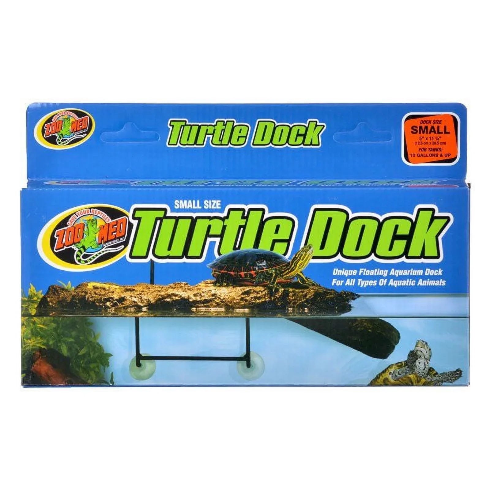 Zoo Med Floating Turtle Dock Small - 10 Gallon Tanks (11.25" Long x 5" Wide)