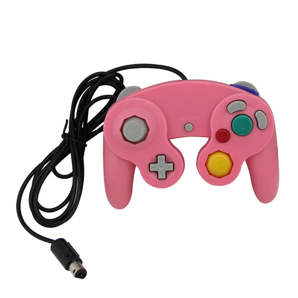 Gamecube Rumble Analog Controller Pad - Pink (Hexir)
