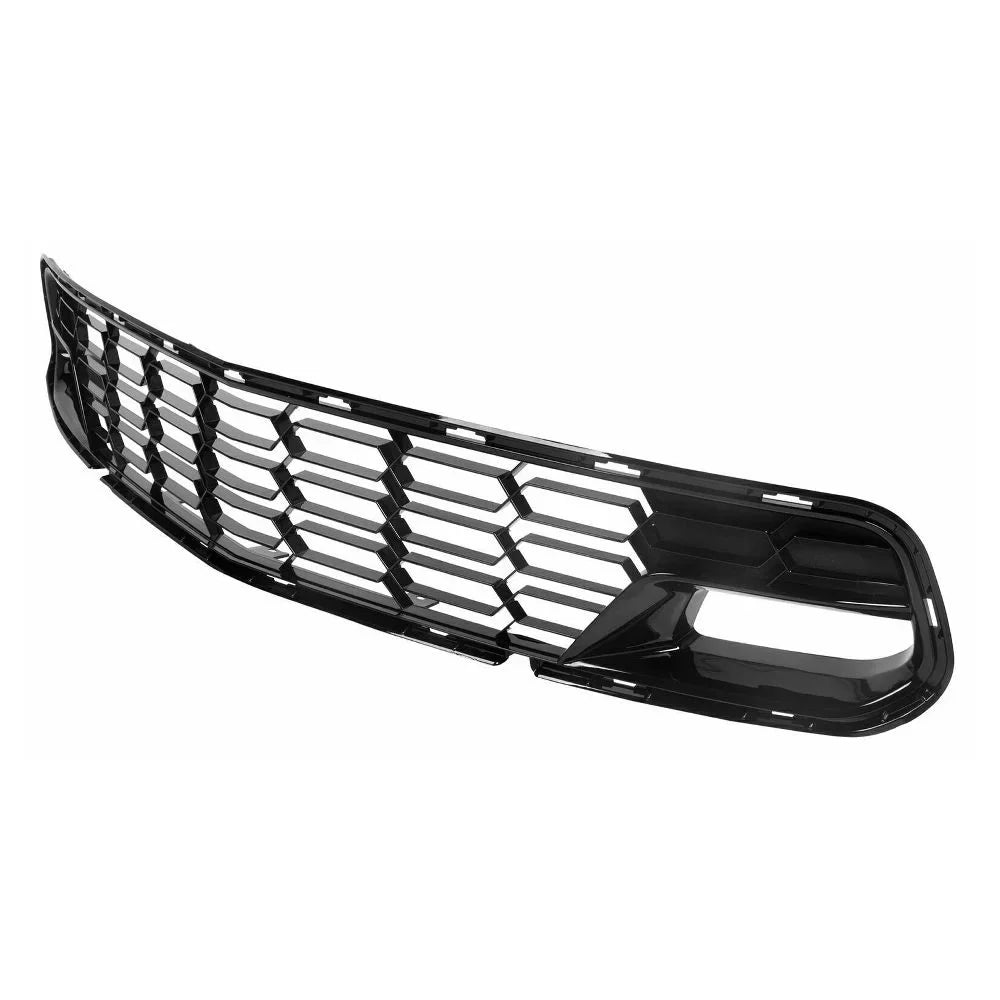 Teledu For 14-19 Chevrolet Corvette  No Camera |  Glossy Black Front Bumper Grille