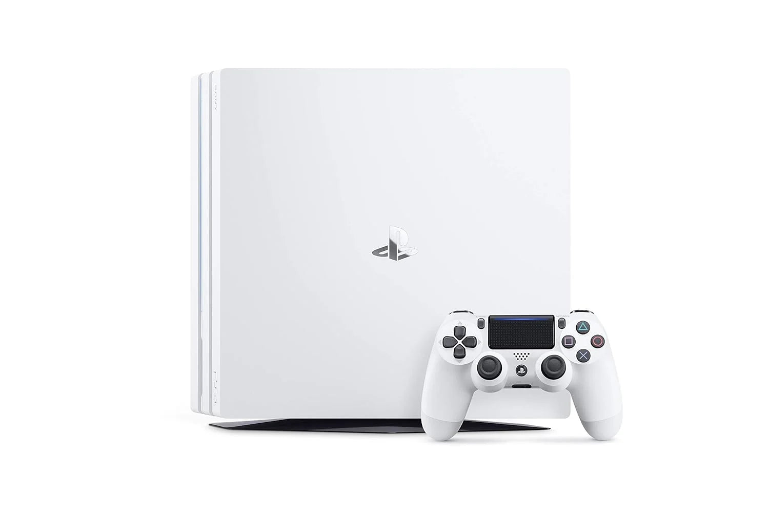 Pre-Owned Sony PlayStation 4 Pro 1TB Gaming Console Glacier White Headset With   Cleaning Kit Bundle (Refurbished: Like New)