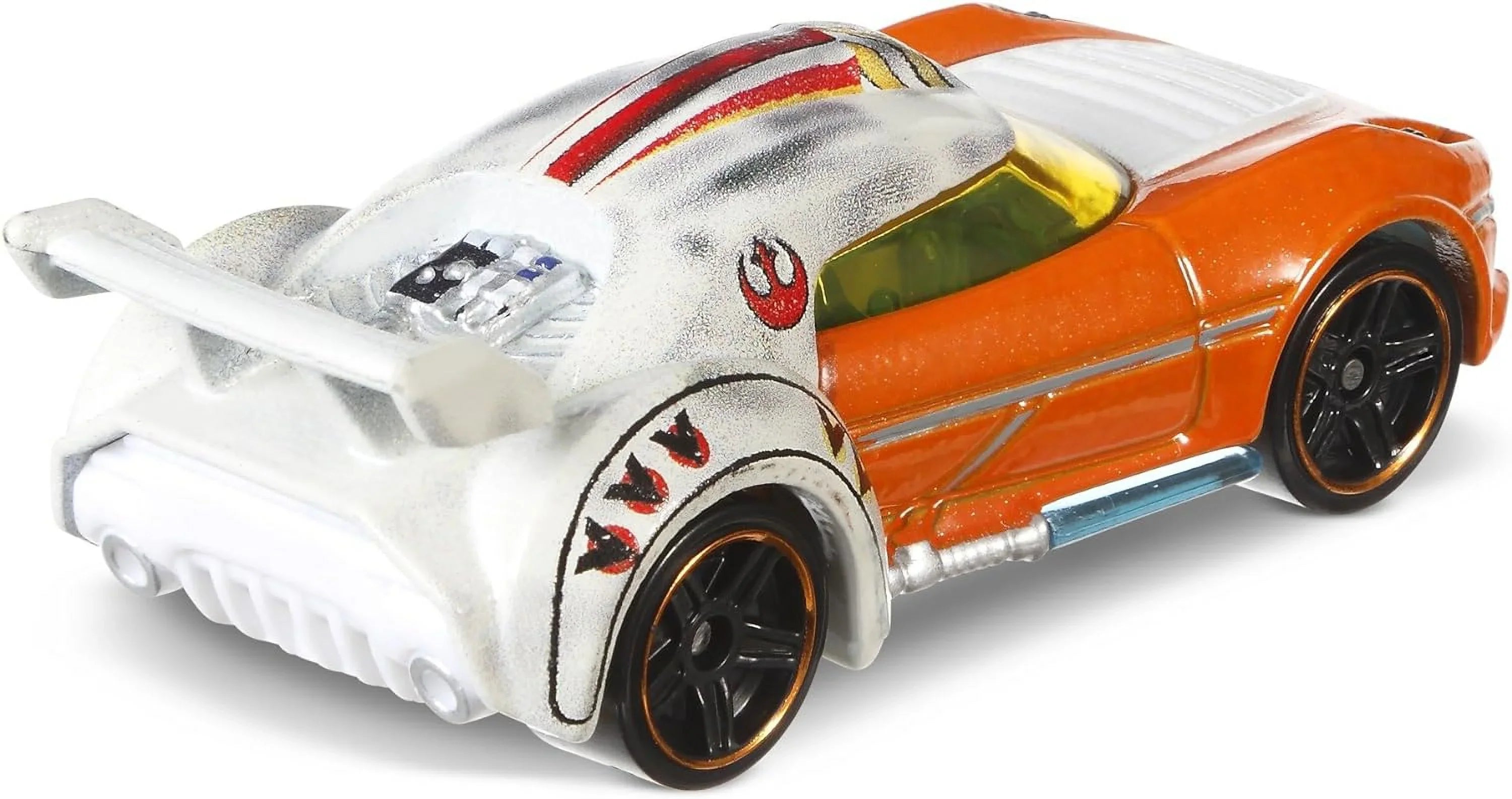 Hot Wheels Star Wars Rogue One Character Car, Luke Skywalker (-Wing Gear)