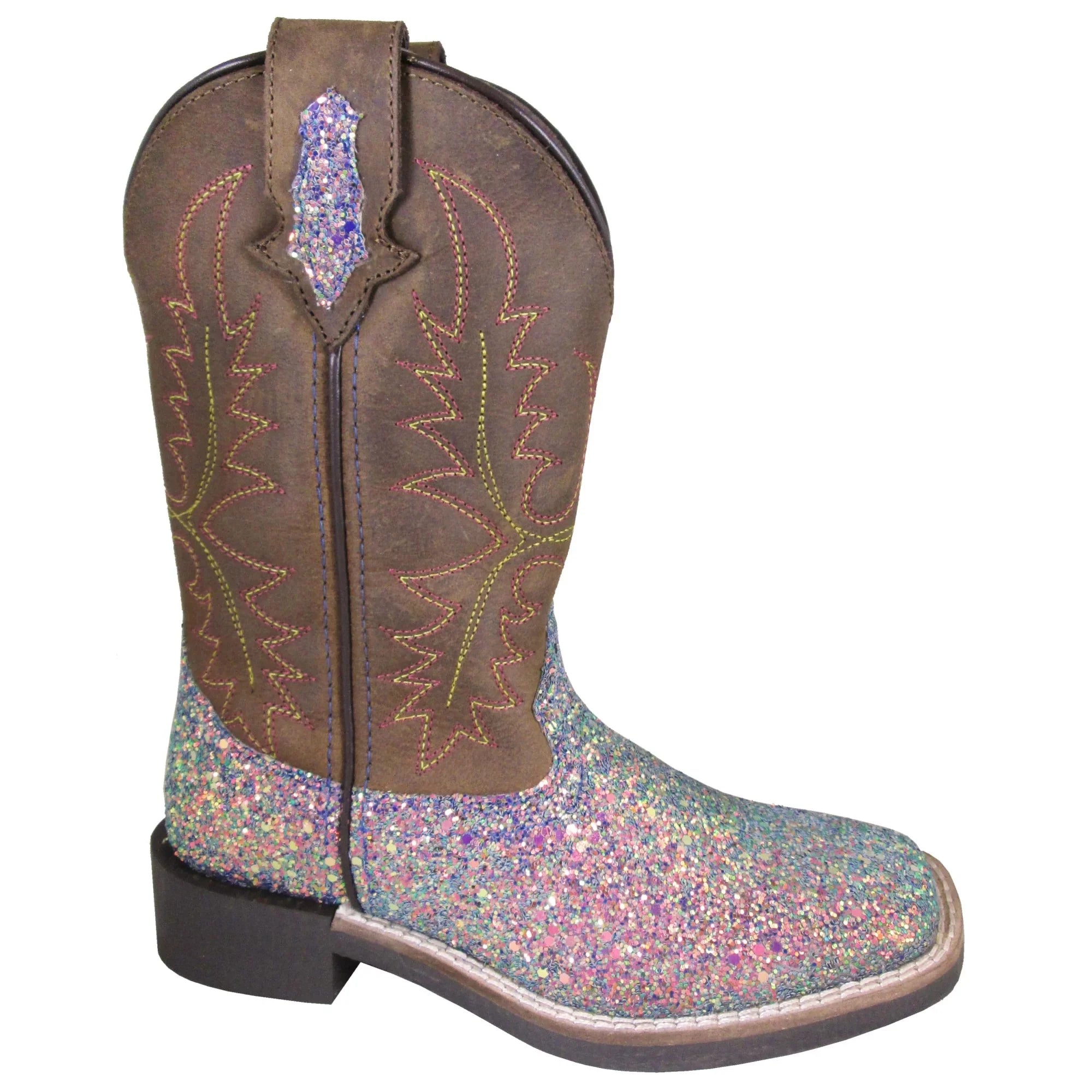 Smoky Mountain Girls' Little  Ariel Western Boot Broad Square Toe Pink 3.5 ()