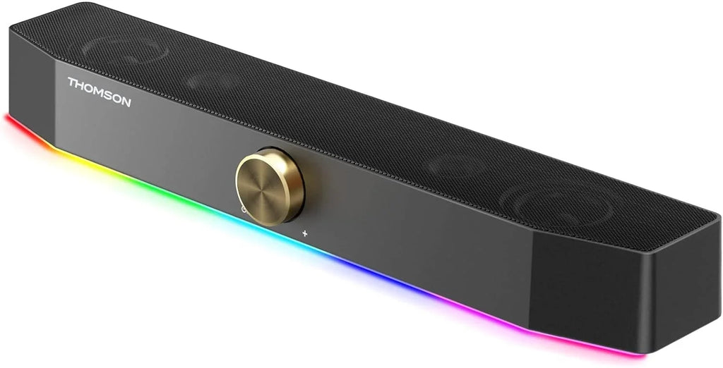 Thomson Computer Speakers, Bluetooth Computer SoundBar, Dyna   Speakers with 10W Stereo Sound, 3.5mm Aux-in