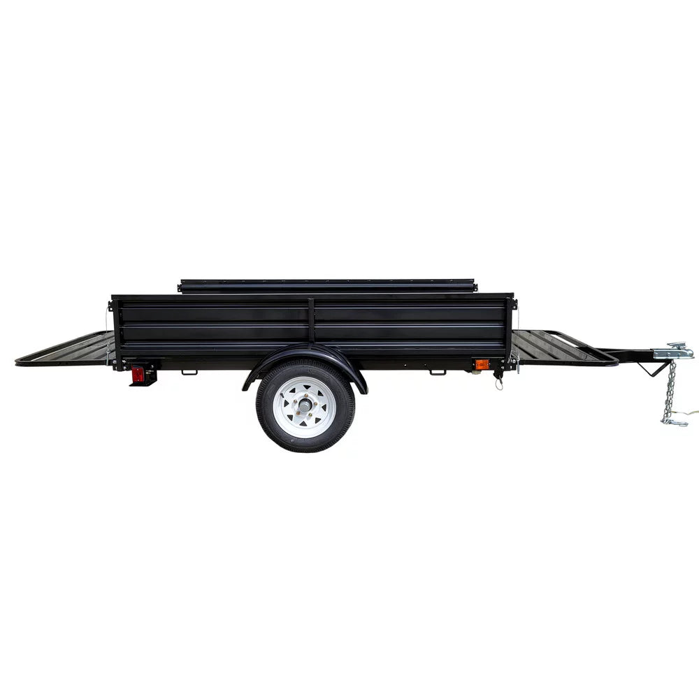 5 ft. x 7 ft. Multi Purpose Utility Trailer (Black Powder-Coated)