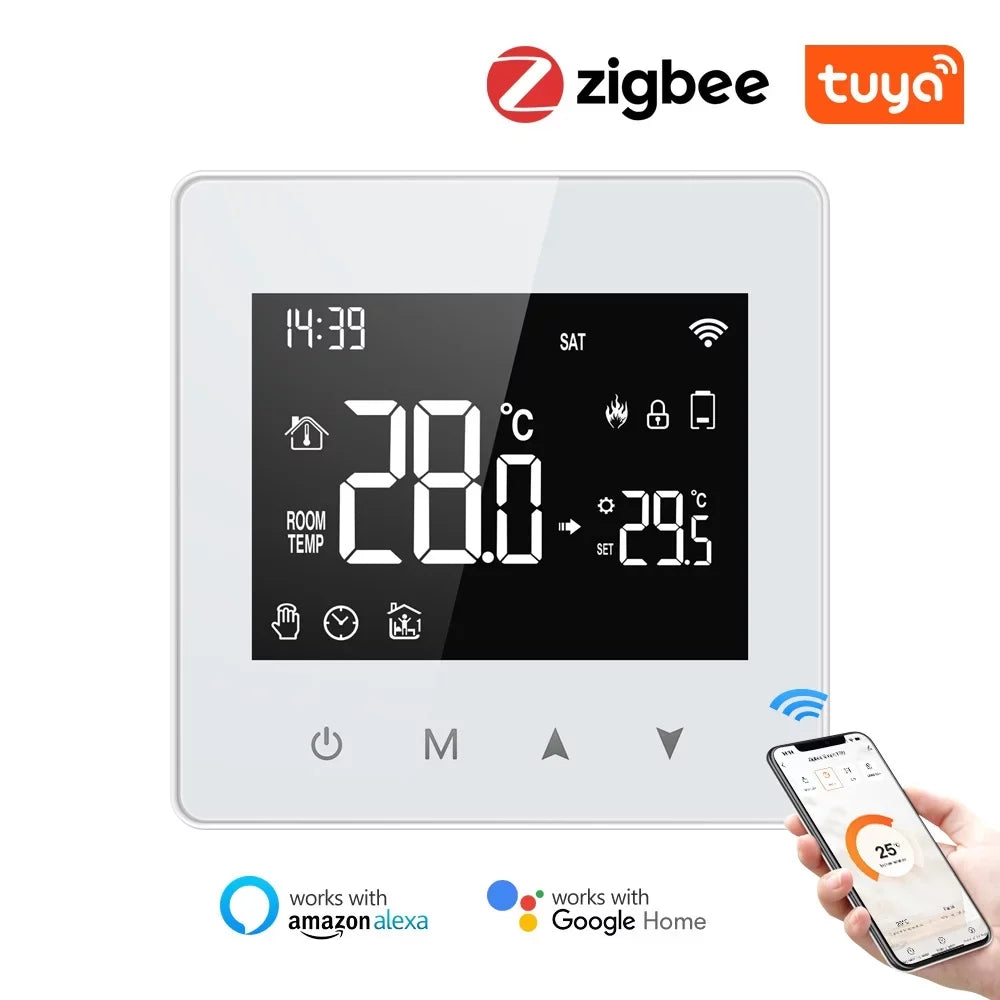 Pinnaco Intelligent Constant Temperature Controller for Water & Gas Boiler, Adjustable  Display, Compact Size Thermostat for Home Use