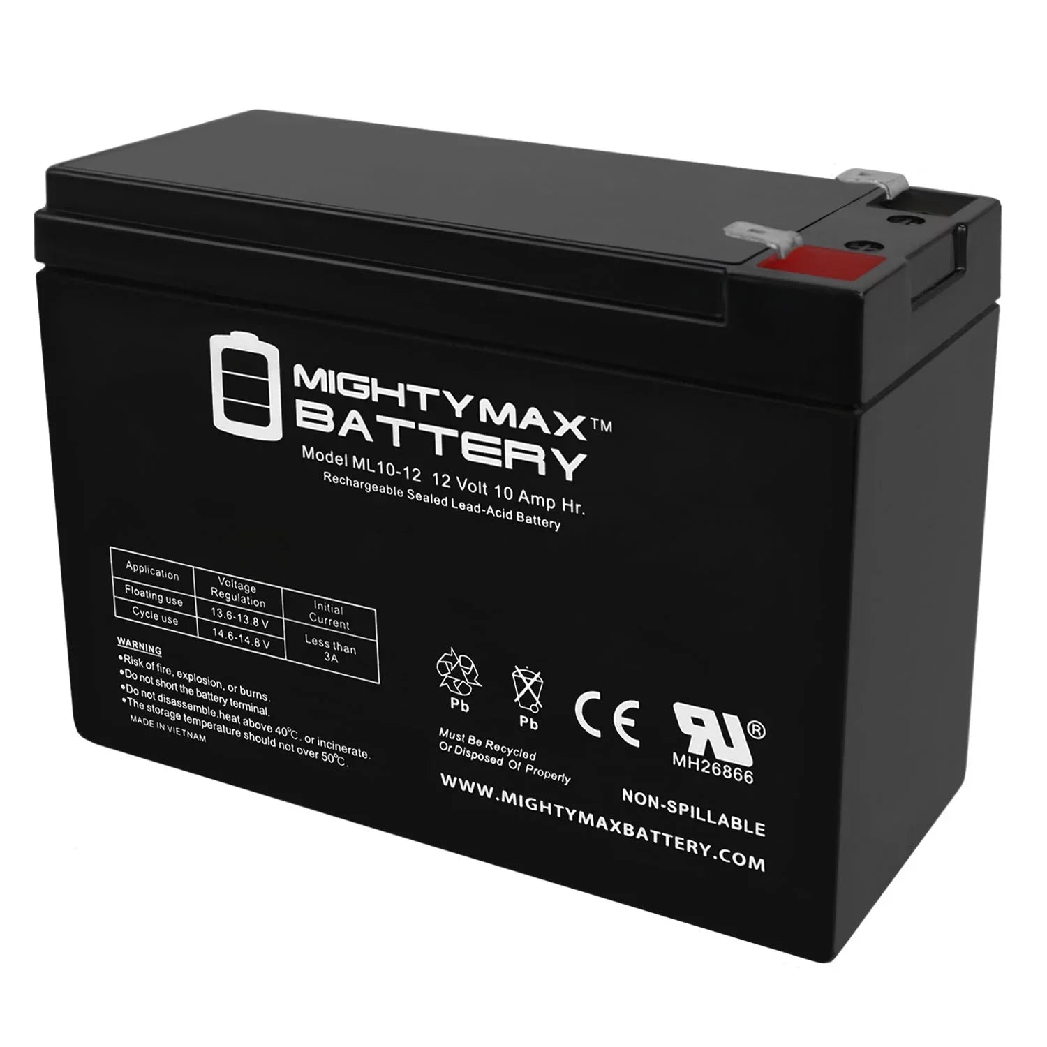 12V 10AH Battery for  Model #