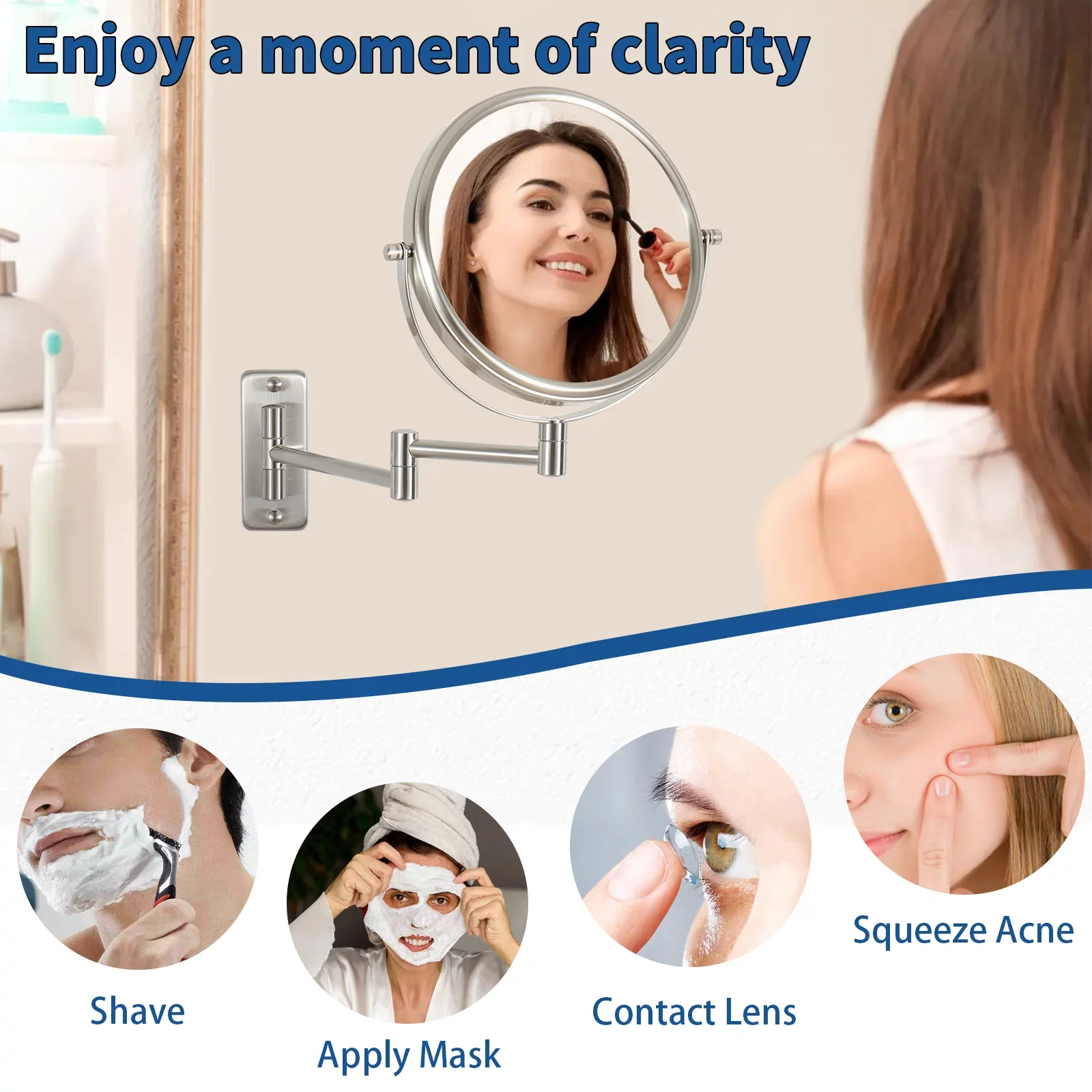 Wall Mounted Makeup Vanity Mirror - 3.0 - Illuminate Beauty