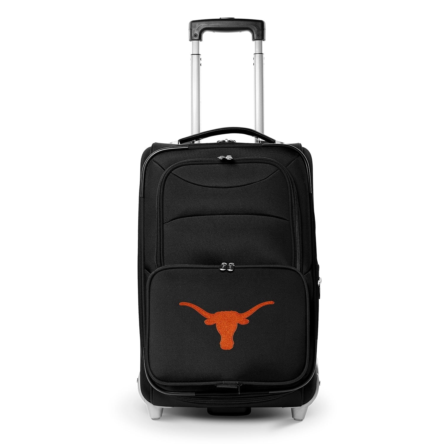Black Texas Longhorns 21" Softside Rolling Carry-On Suitcase