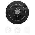 Guichaokj 1 set of Outdoor Solar Fountain Creative Fountain Pond Fountain with  Light