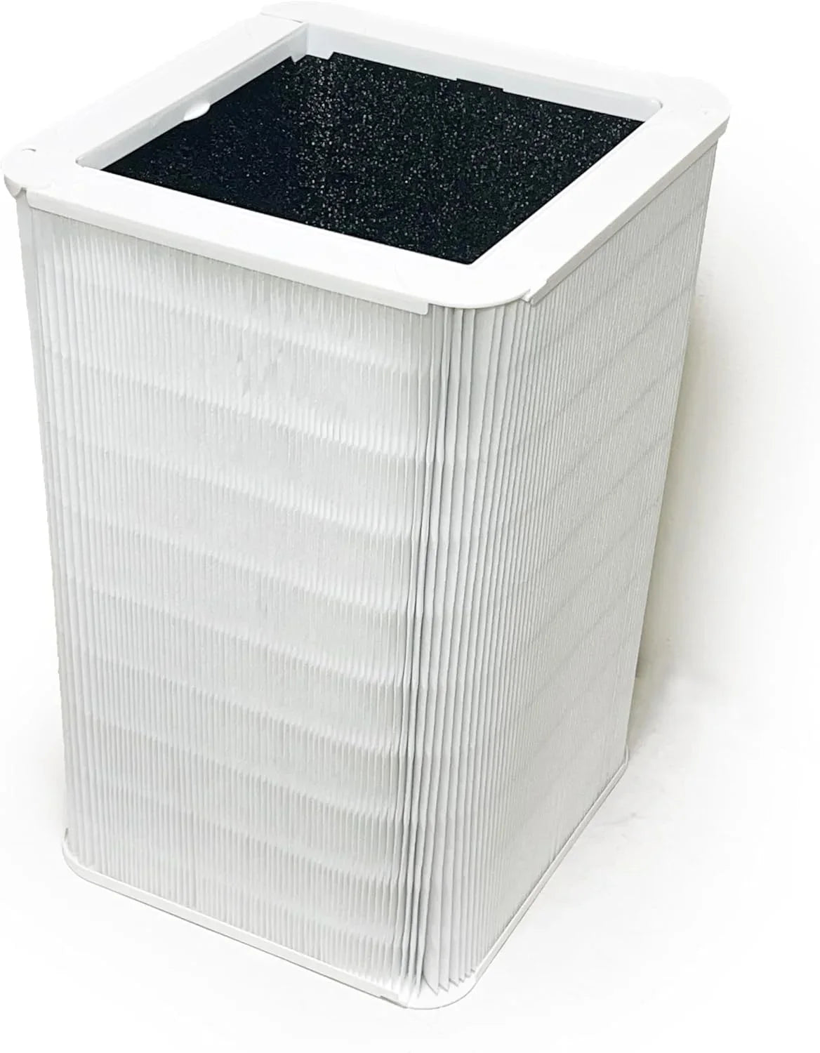 Nispira Collapsible True  Particle Activated Charcoal Filter Replacement Compatible with Blueair Blue Pure 121 Large Air Purifier 620 . | Remove Smoke VOCs | 3 Pack