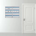 96 Key Cabinet Storage Safe Lock Box Wall Mount Cabinet Box Key Organizer Silver