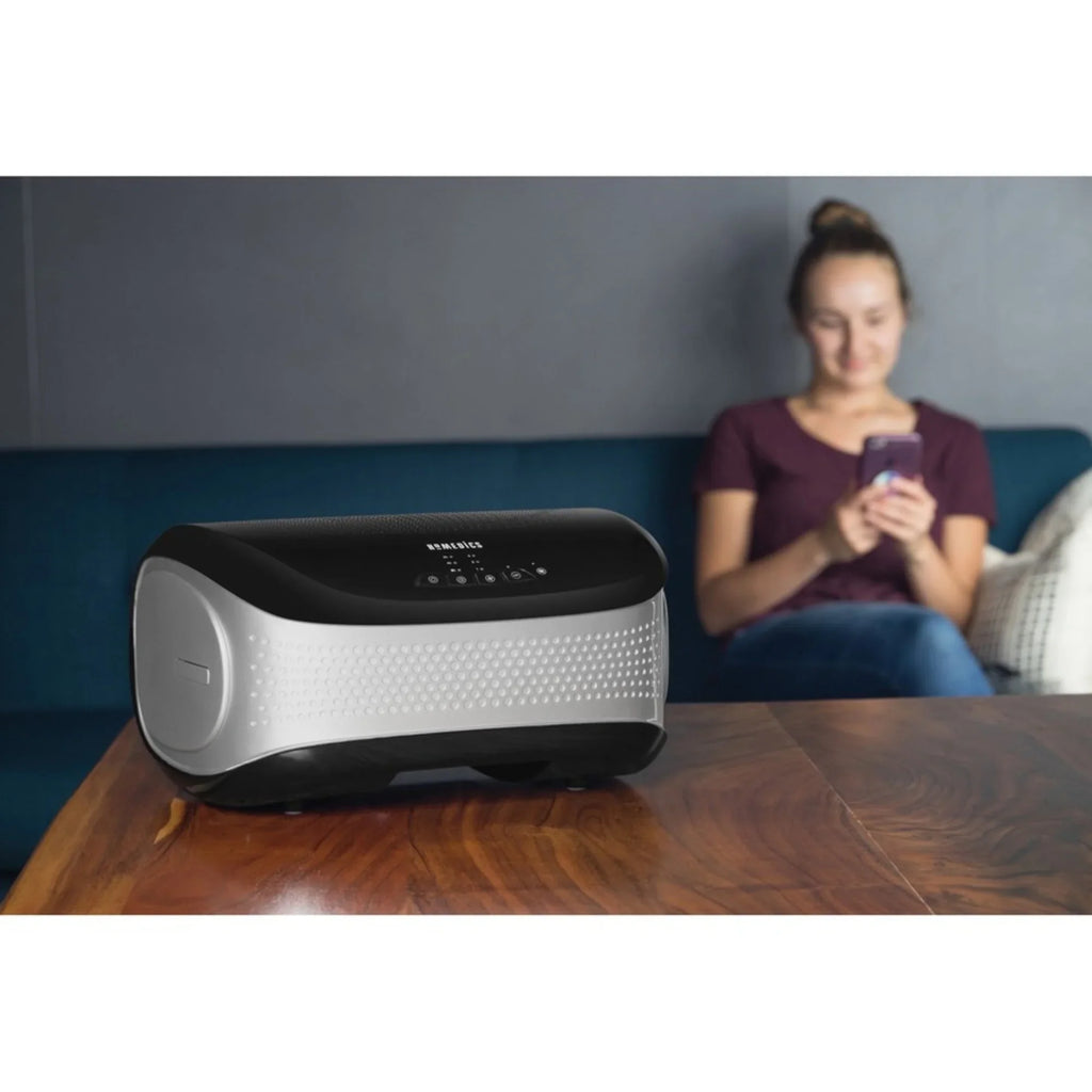 HoMedics - TotalClean Desktop Air Purifier (Black) - , Ionizer - 429 Sq. ft. - Black