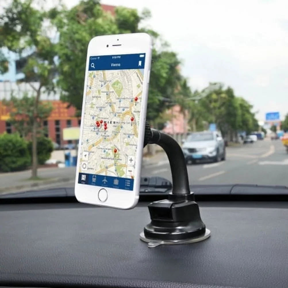 Magnetic Mount Holder w Retractable Car Charger  for Nokia 8, 3.1 Plus - OnePlus 5T, 6, 6T, 7 Pro - Razer Phone 2 -  Hydrogen One - Samsung Galaxy  Plus, + , S10e  Plus active