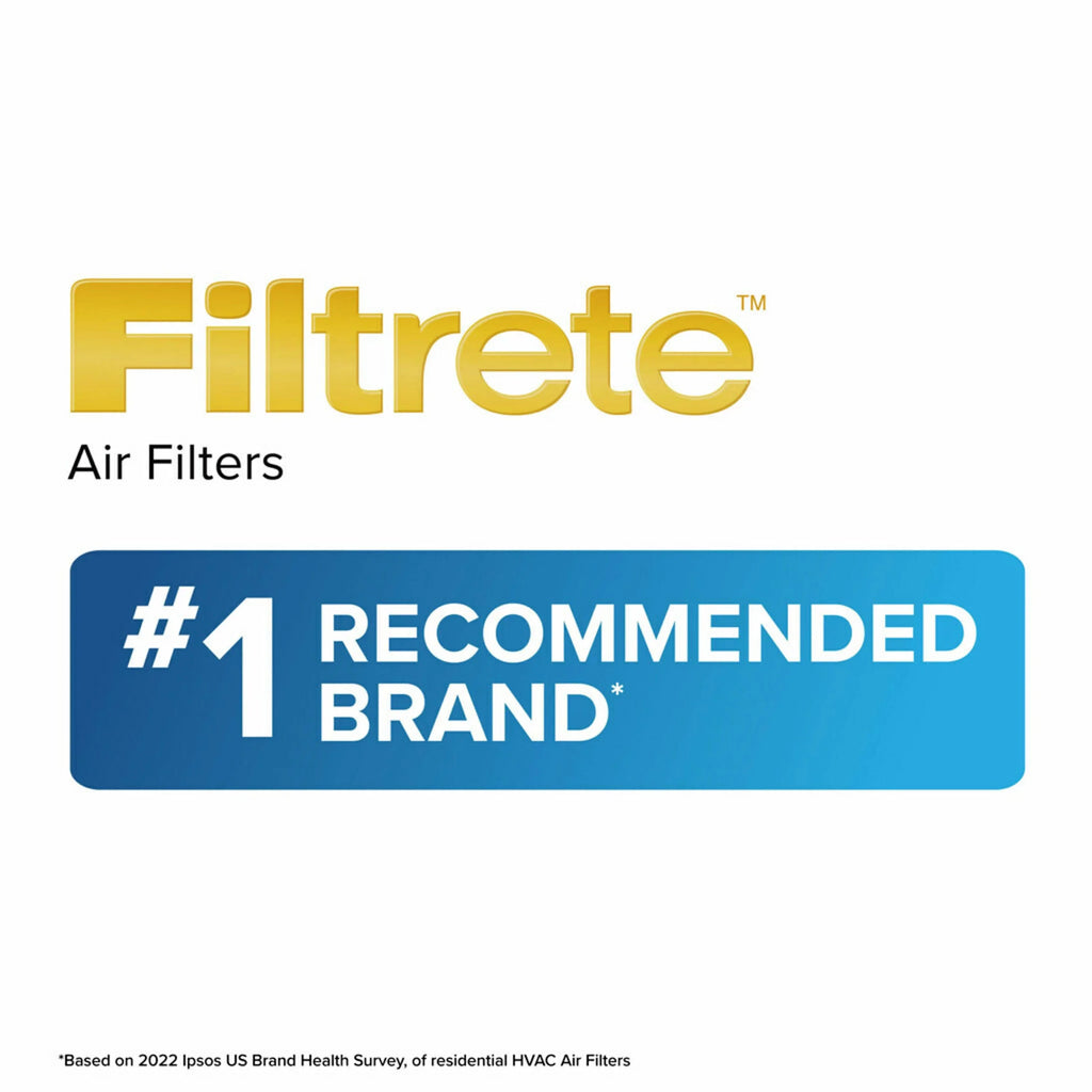 Filtrete 12x12x1 Air Filter,  1500  12, Advanced Allergen Reduction, 4 Filters