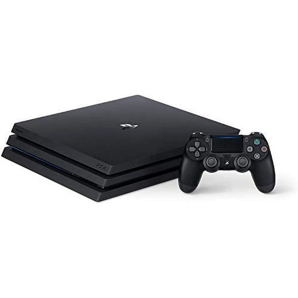 Sony PlayStation 4 Pro 1TB Gaming Console Black with Charging Dock Headset Bolt Axtion Like New
