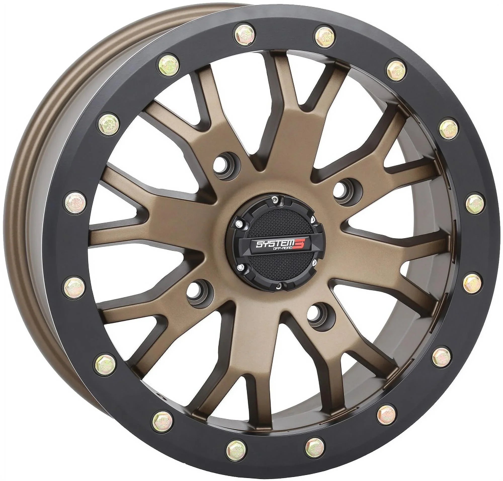 System 3 -4 Bronze (4+3) 15" Wheels 32" Trail Saw 2.0 Tires Can-Am Commander Maverick Renegade Outlander Defender
