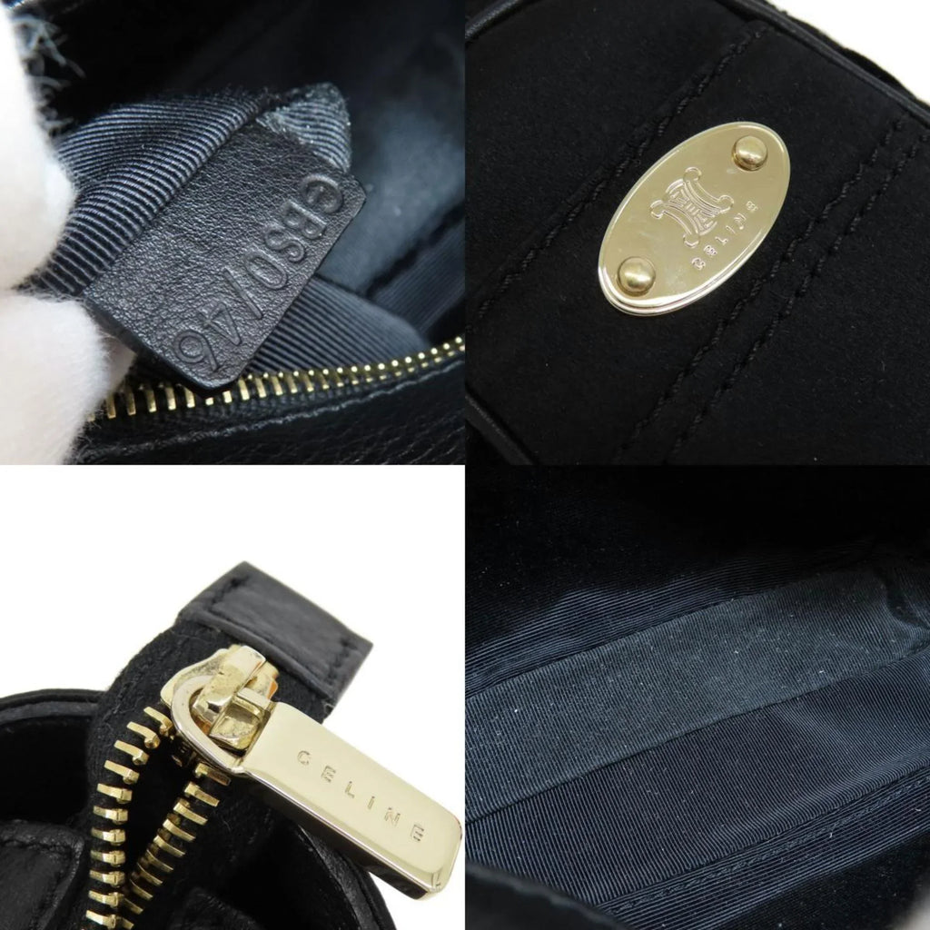 Pre-Owned Celine boogie bag handbag satin ladies  (Good)