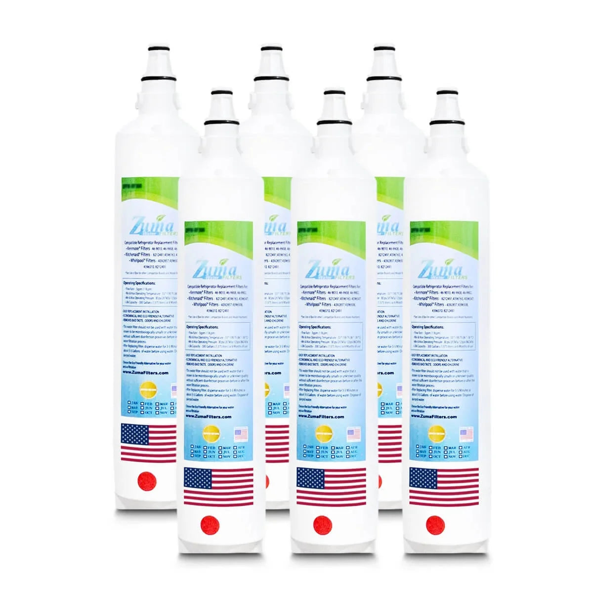 Brand , Water Filters , Model # - , Compatible with Subzero®  - 6 Pack - Made in ...