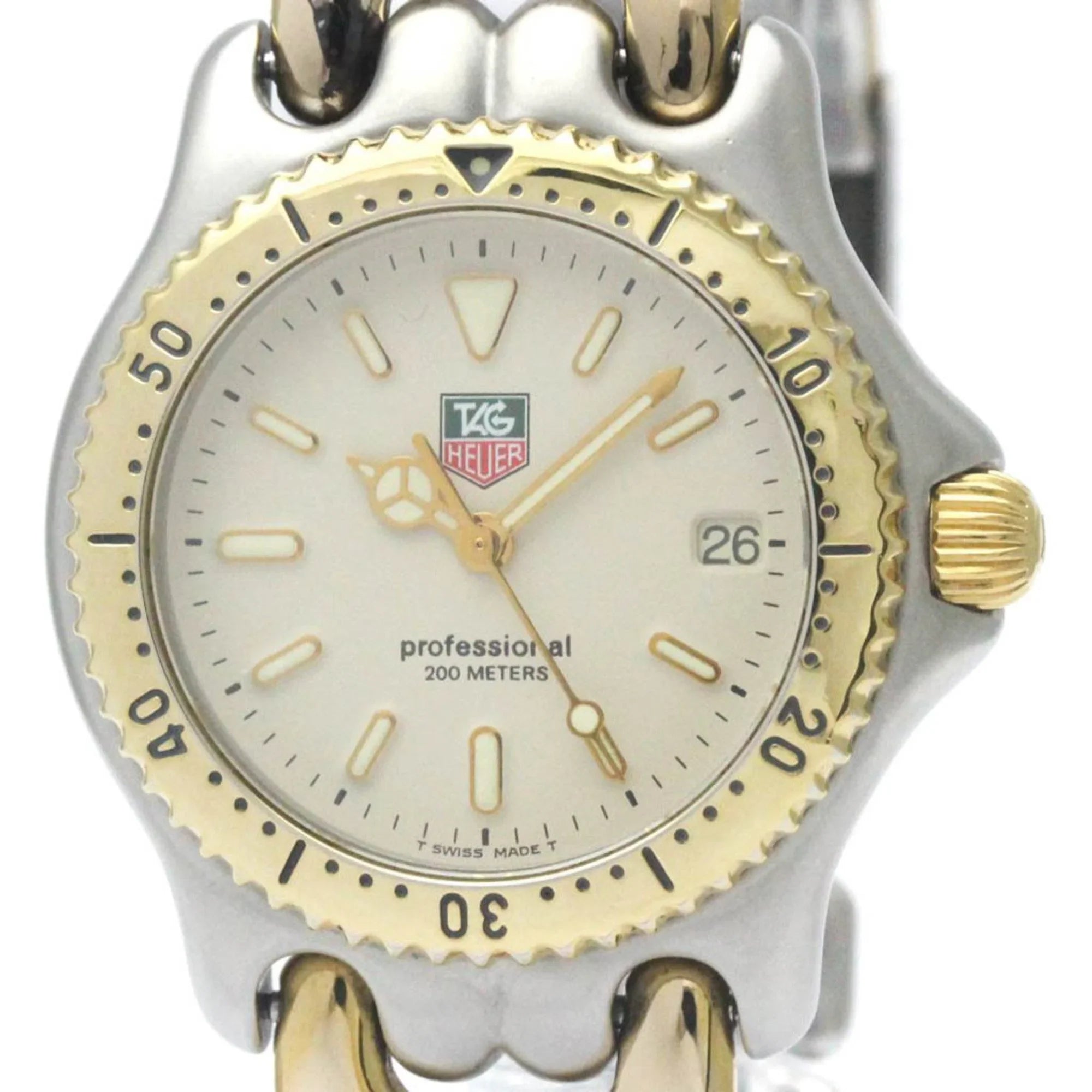 Pre-Owned Polished   Sel 200M Gold Plated Steel Mid Size Watch .713  (Good)