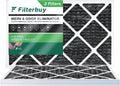 Filterbuy 12x20x1  8 Odor Eliminator Pleated   Furnace Air Filters with Activated Carbon (3-Pack)