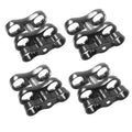 4 Pack Scuba Diving Butterfly Clips Set Dive Camera Flashlight Lights Arm Clamps