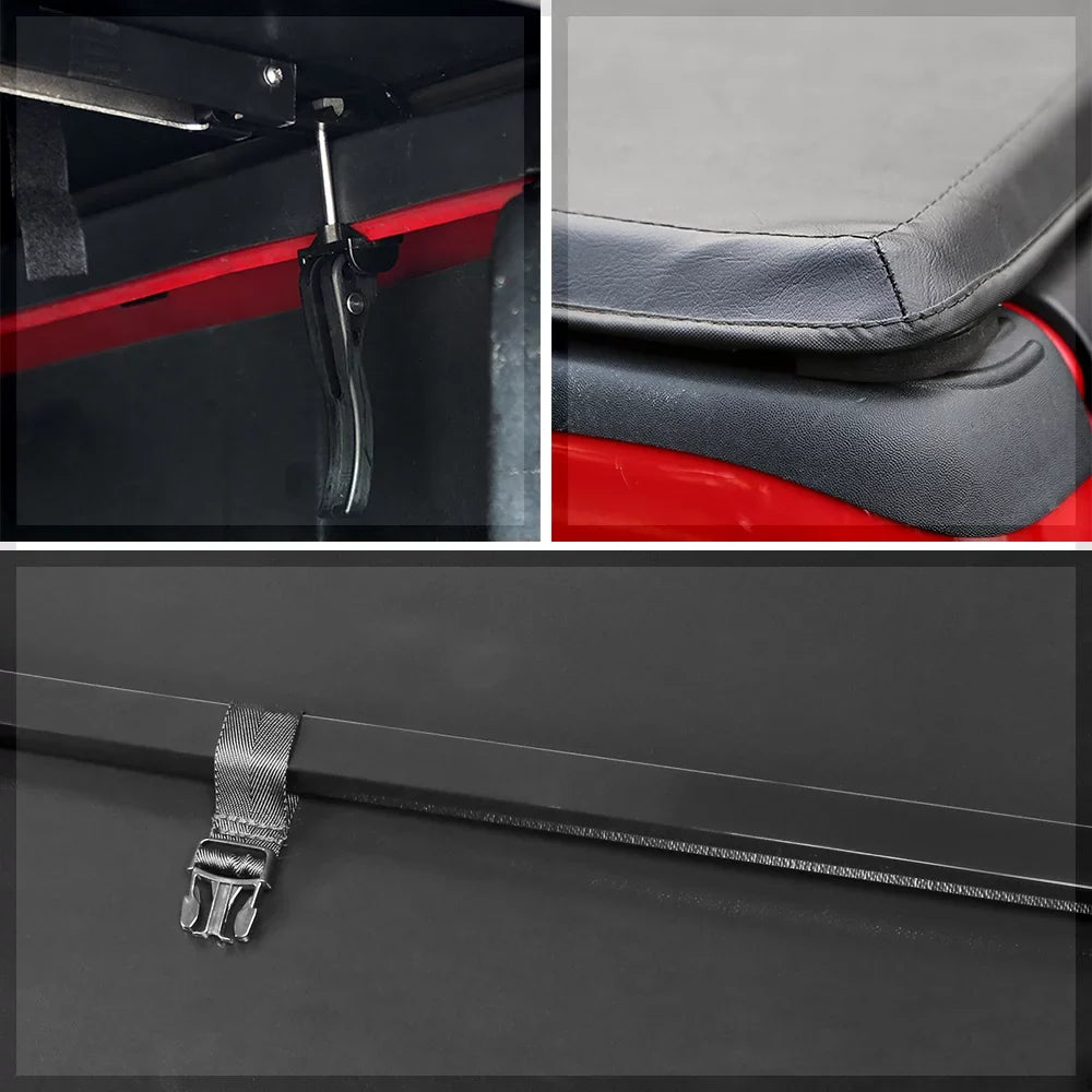 Short Bed Tonneau Cover 6.5Ft Soft Tri-Fold Fleetside for 02-09 Ram 1500/2500 Fits select: 2006-2008   1500, 2003-2009   2500