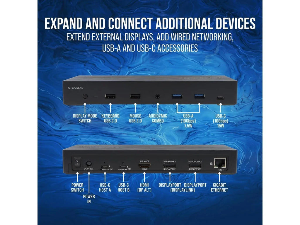 VisionTek   - Docking Station with 100W  901520