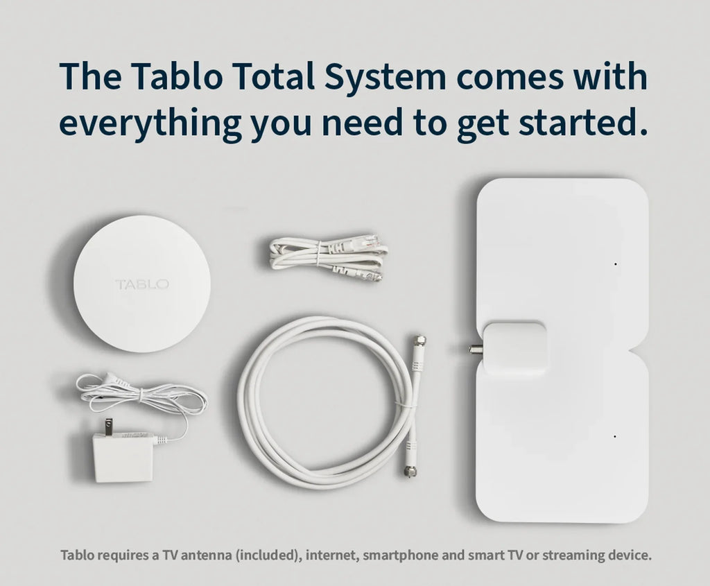 New Tablo 4th Gen 2-Tuner - 128GB Over-The-Air [] Digital Video Recorder [] with 35-mile  Antenna --01-